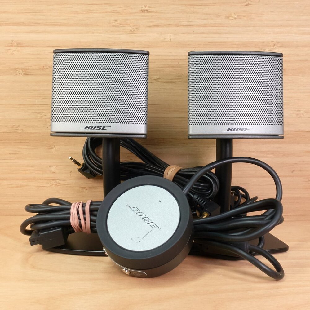 Bose Companion 3 Series II / Satellite Speakers + Control Pod / No Subwoofer